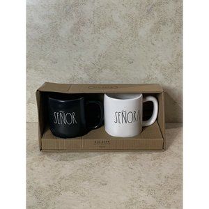 Rae Dunn by Magenta SENOR & SENORA Ceramic Mugs